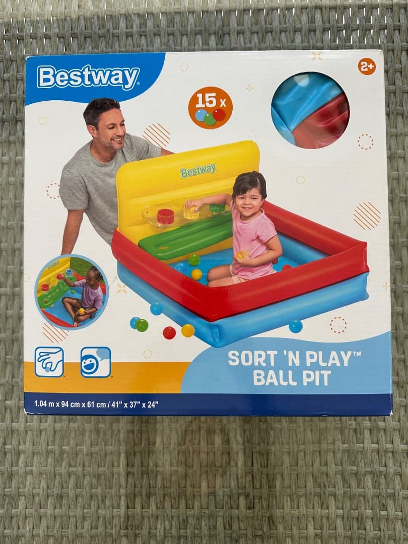 Bestway Sort 'N Play Ball Pit 104x94x61cm