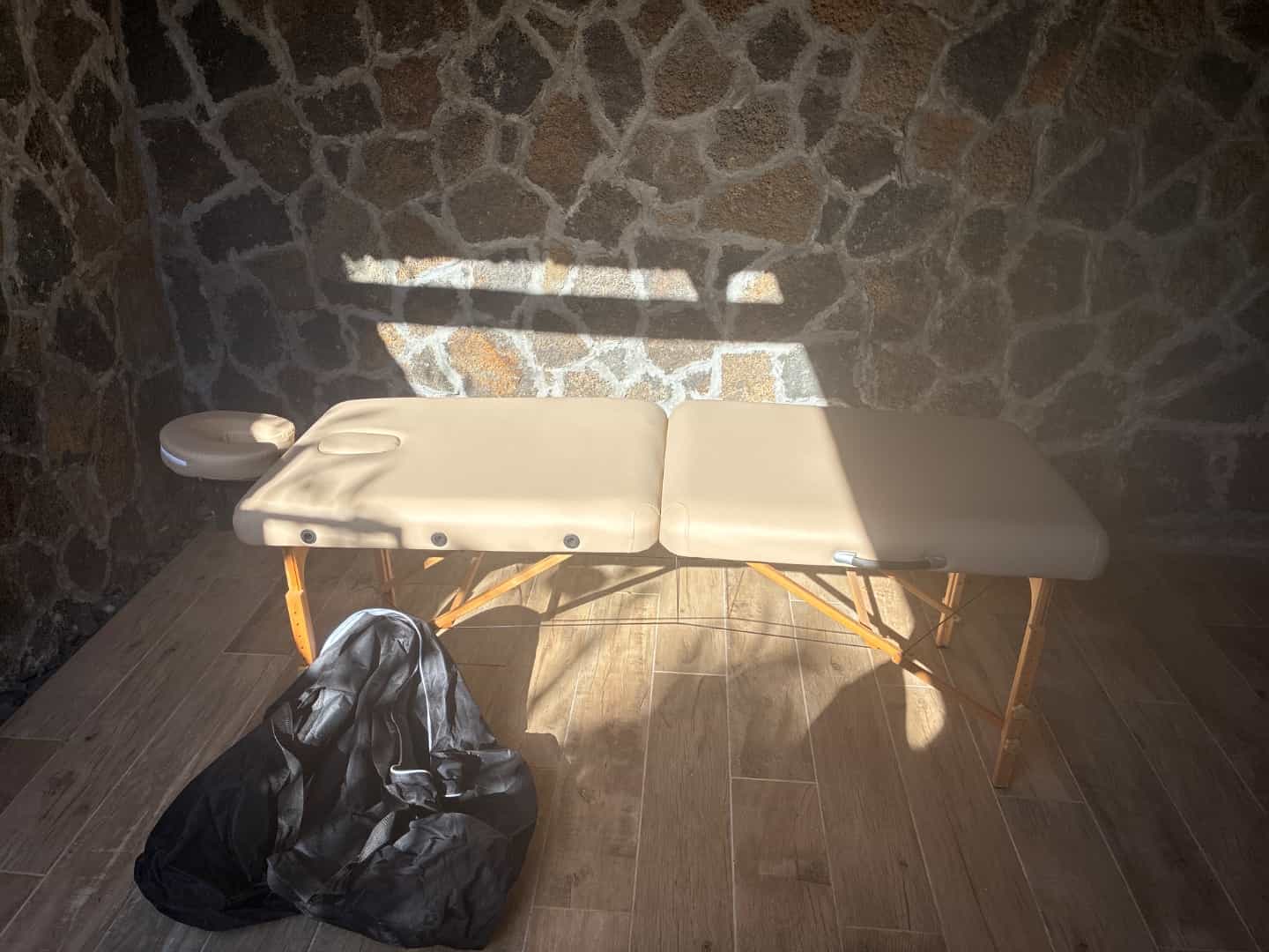 Portable Massage Table with Headrest and Carry Bag